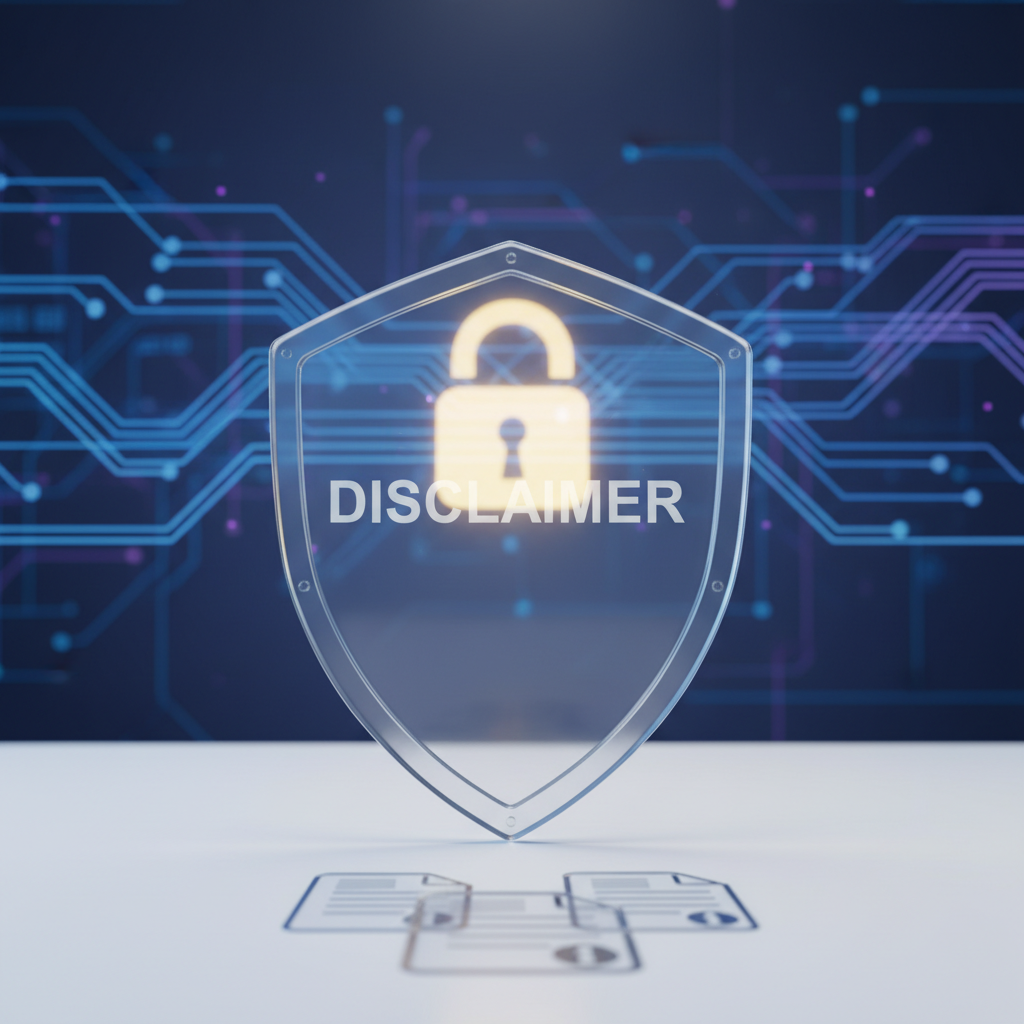 Legal disclaimer graphic — The Cryptic Dispatch