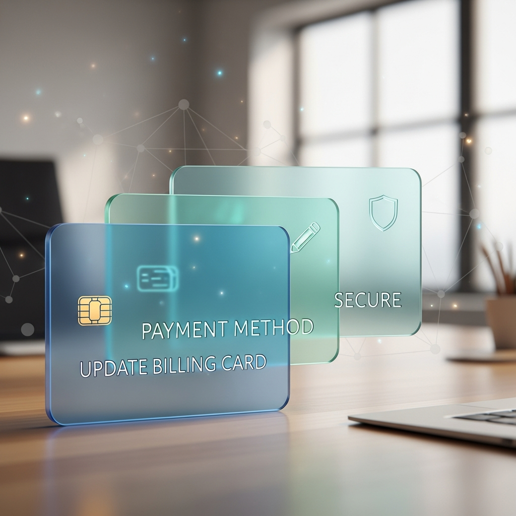 Update your billing card — securely change payment method for subscription